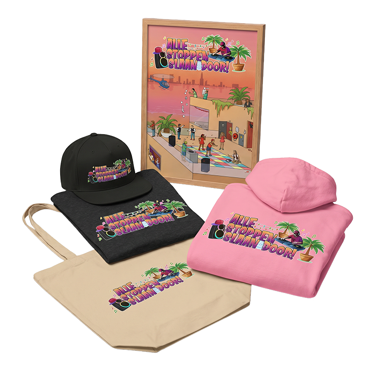 Merchandise Alle stoppen slaan door!